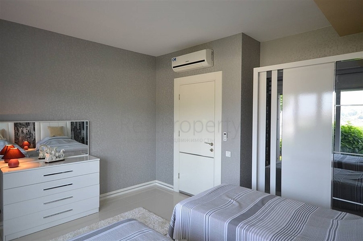 Furnished 3+1 villa in Kargicak area