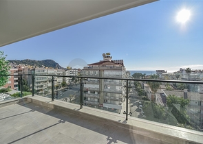 1+1 apartment 200 meters from Cleopatra beach with sea view