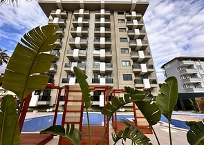 2+1 penthouse in a new complex just 400 m from the sea in the center of Alanya 