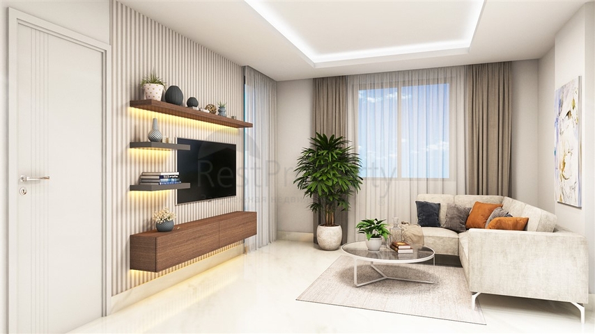 1+1 apartments in a new complex near Cleopatra beach