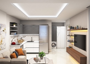 1+1 apartments in a new complex near Cleopatra beach