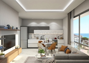 1+1 apartments in a new complex near Cleopatra beach