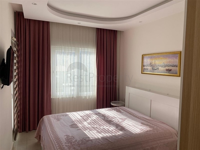 Furnished 1+1 apartment in Mahmutlar