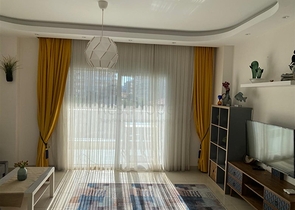 Furnished 1+1 apartment in Mahmutlar