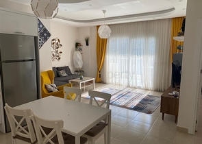 Furnished 1+1 apartment in Mahmutlar