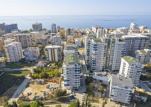 Furnished 1+1 apartment in Mahmutlar