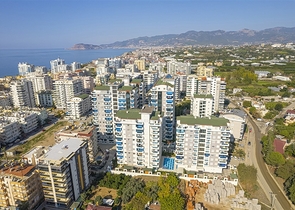 Furnished 1+1 apartment in Mahmutlar