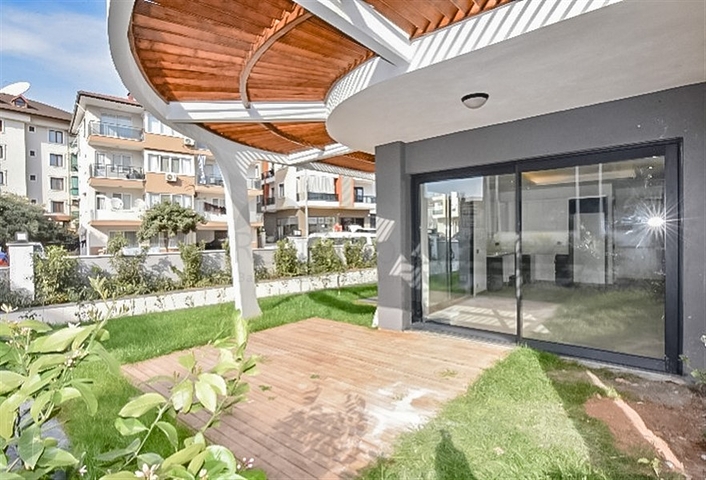 1+1 apartment with garden access in Oba area