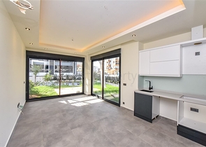 1+1 apartment with garden access in Oba area