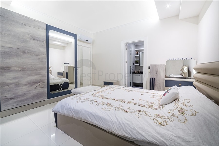 3+1 penthouse with a view of the Mediterranean Sea