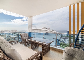 3+1 penthouse with a view of the Mediterranean Sea