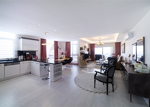 3+1 penthouse with a view of the Mediterranean Sea