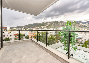 1+1 apartment in a new complex just 200 meters from Cleopatra beach