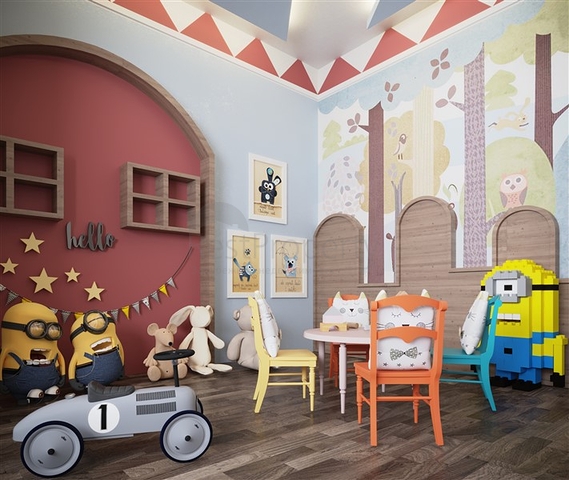 1+1 apartment in the green Avsallar district