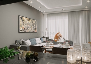 1+1 apartment in the green Avsallar district