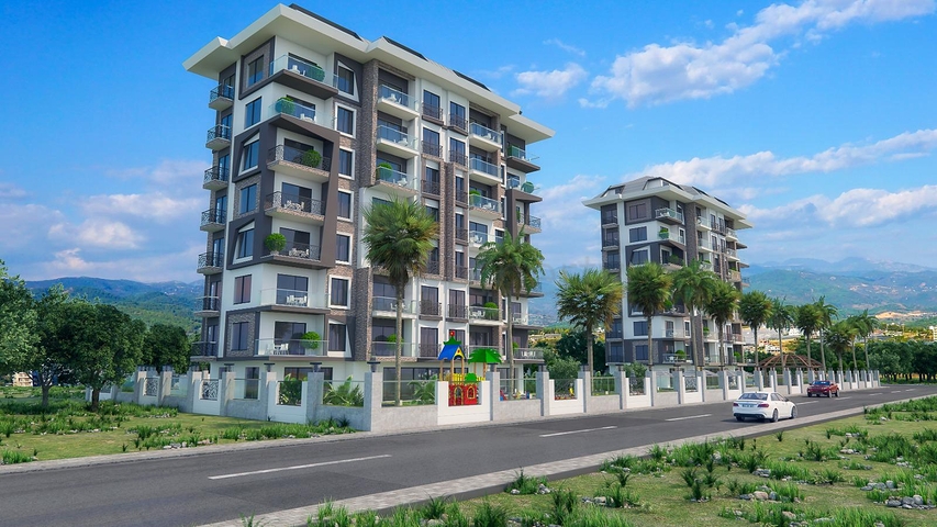 1+1 apartment with sea view