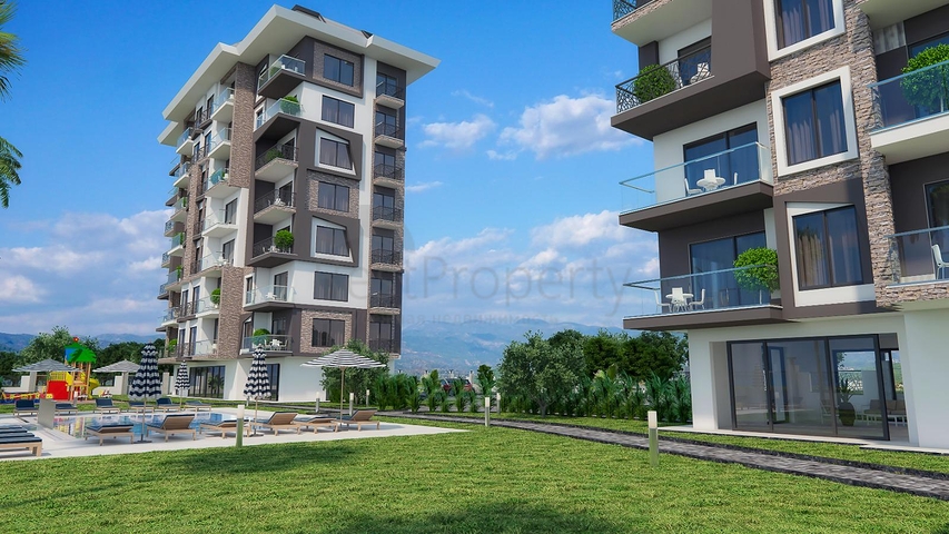 1+1 apartment with sea view