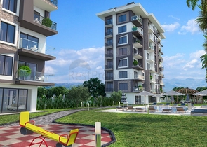 1+1 apartment with sea view