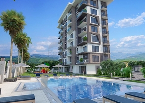 1+1 apartment with sea view