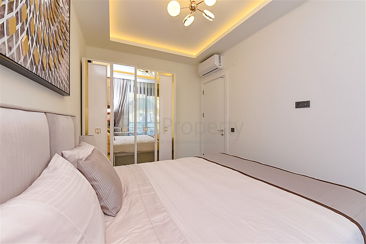 1+1 Rental Apartment in Central Alanya with Full Amenities