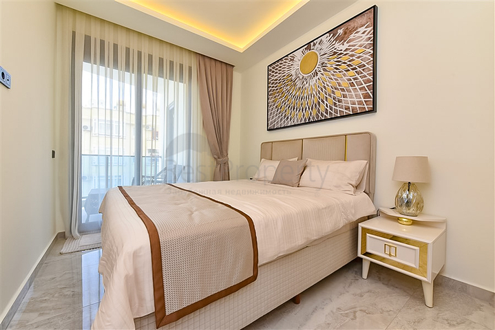 1+1 Rental Apartment in Central Alanya with Full Amenities