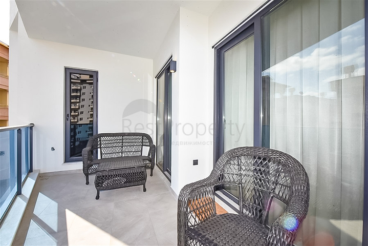 1+1 Rental Apartment in Central Alanya with Full Amenities