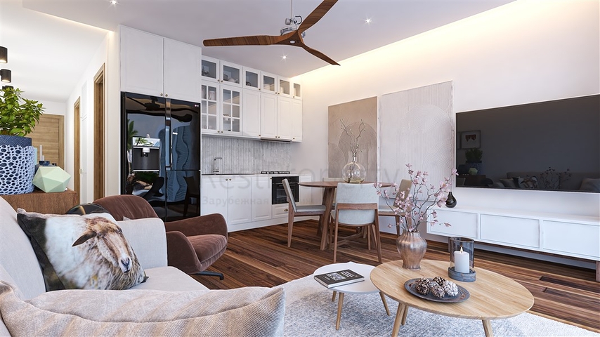 1+1 apartment in a unique project in Northern Cyprus