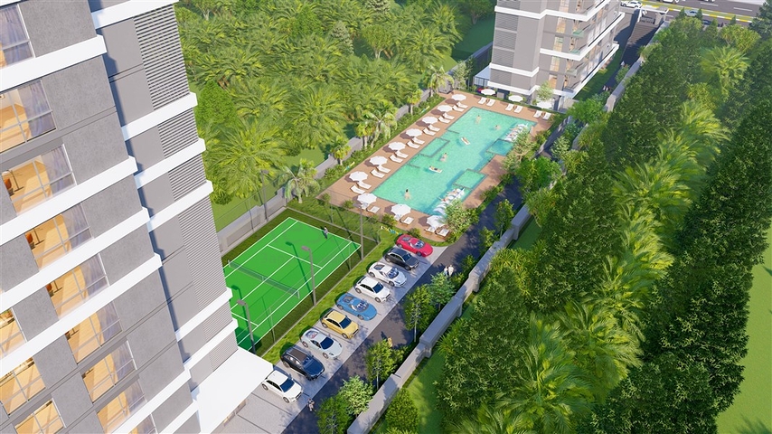 A new premium class project in the Mahmutlar area