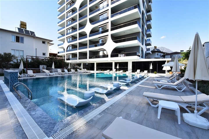 Furnished one-bedroom apartment in Mahmutlar district