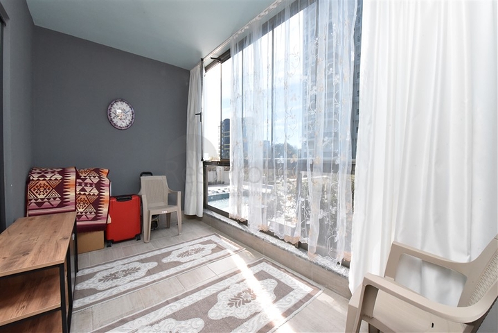 Furnished one-bedroom apartment in Mahmutlar district