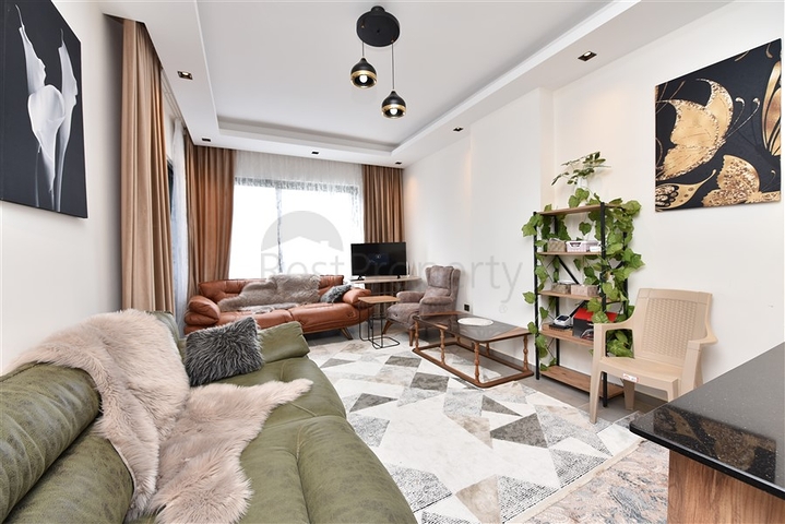 Furnished one-bedroom apartment in Mahmutlar district