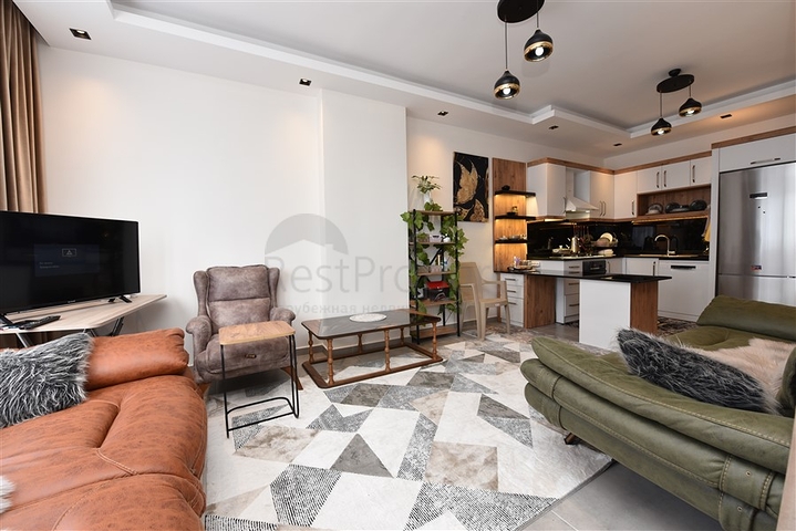 Furnished one-bedroom apartment in Mahmutlar district