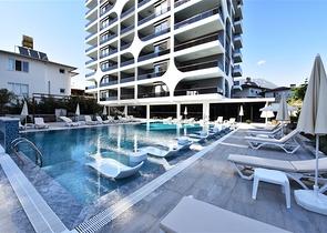 Furnished one-bedroom apartment in Mahmutlar district