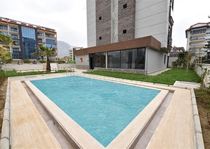 Apartment with sea view in Kestel district