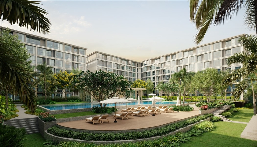 The complex is located in the prestigious Laguna area