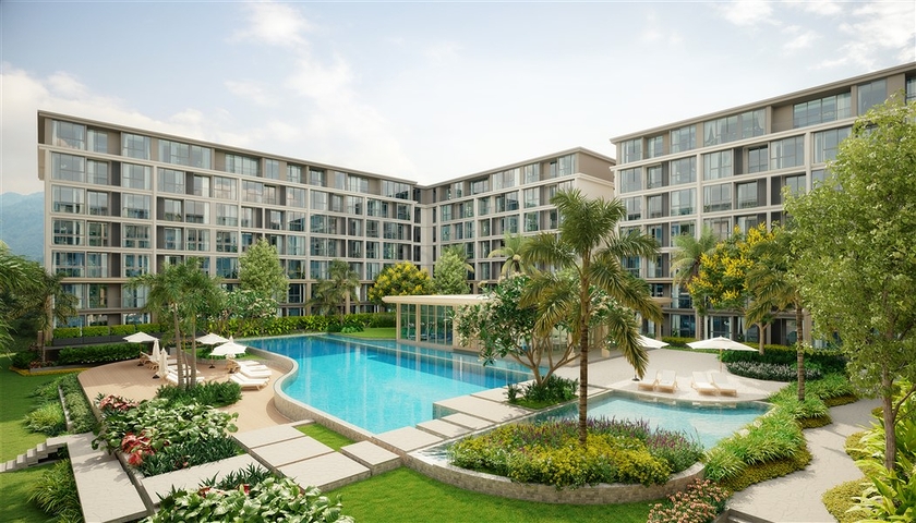 The complex is located in the prestigious Laguna area