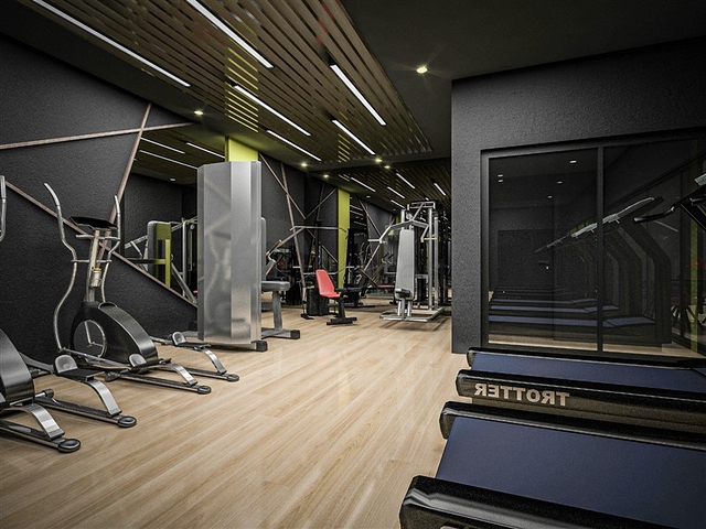 1+1 apartment in a new complex in Avsallar district