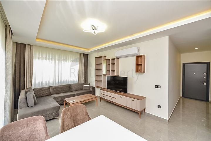 Two-bedroom apartment in Mahmutlar area with mountain view