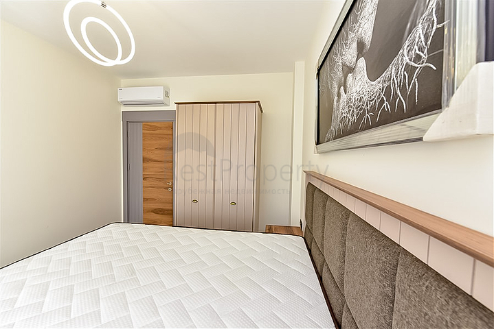 Two-bedroom apartment in Mahmutlar area with mountain view