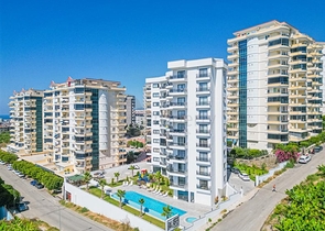 Two-bedroom apartment in Mahmutlar area with mountain view