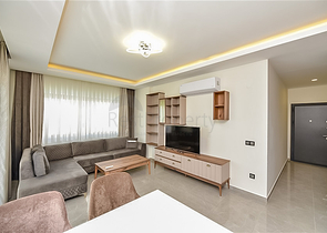 Two-bedroom apartment in Mahmutlar area with mountain view