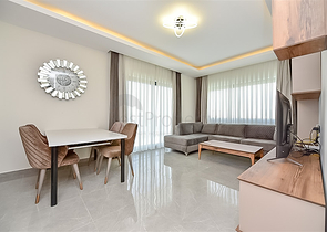 Two-bedroom apartment in Mahmutlar area with mountain view