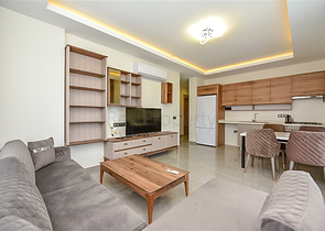 Two-bedroom apartment in Mahmutlar area with mountain view