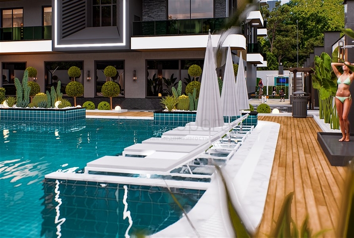 Investment project in the center of Alanya