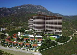 1+1 apartment in a hotel concept complex.