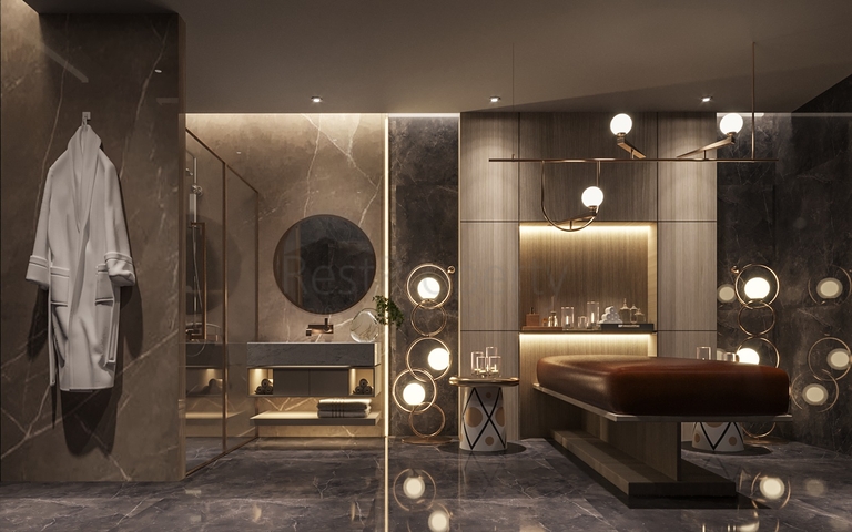 1+1 apartment in an exclusive complex