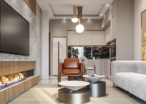 1+1 apartment in an exclusive complex