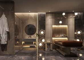 1+1 apartment in an exclusive complex