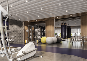 1+1 apartment in an exclusive complex