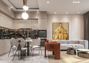 1+1 apartment in an exclusive complex